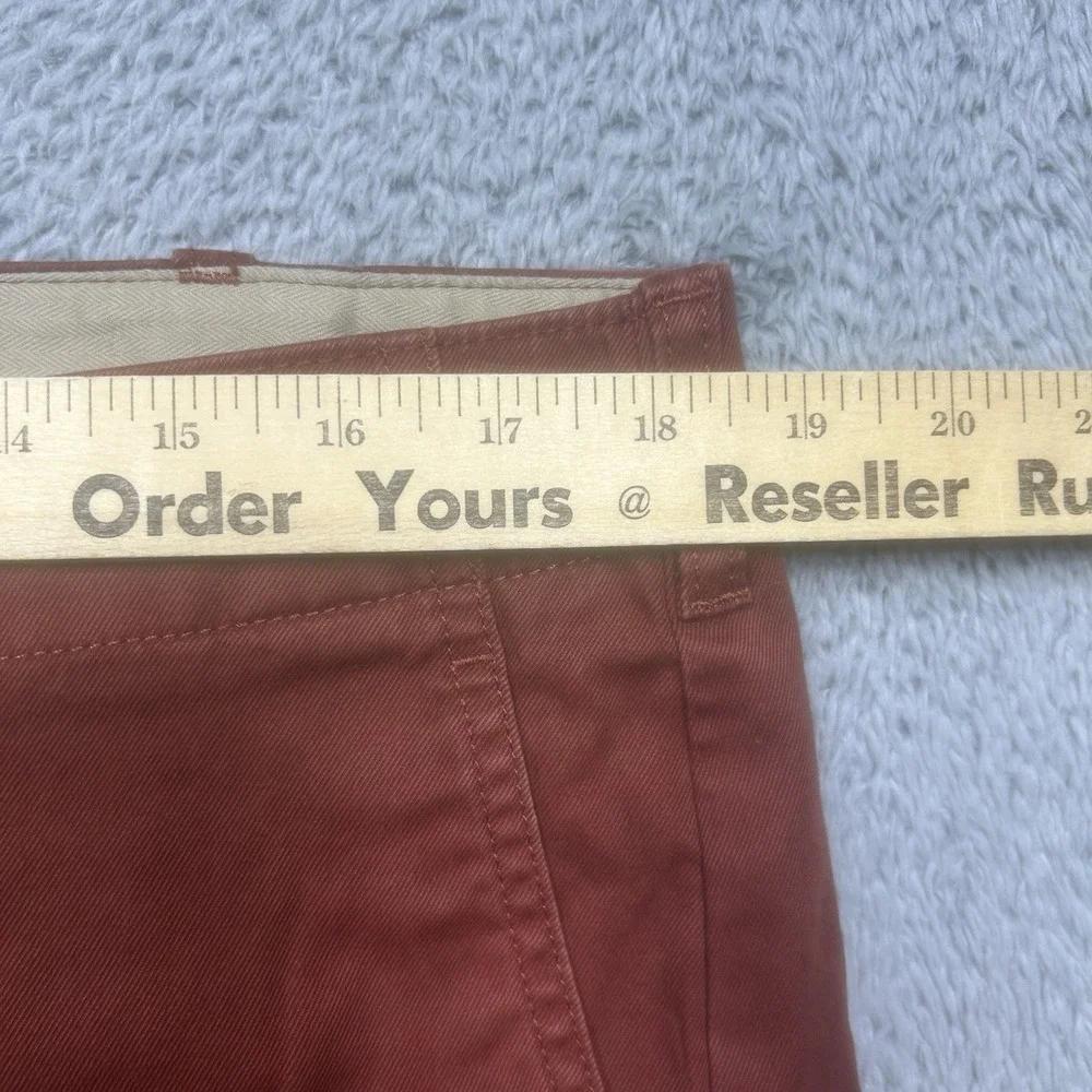 Banana Republic Pants Men's 36x34 Jasper Red Slim Fit Chino Twill Stretch EUC